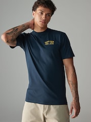 Vans Blue 100% Cotton Shore Club T-Shirt - Image 1 of 5