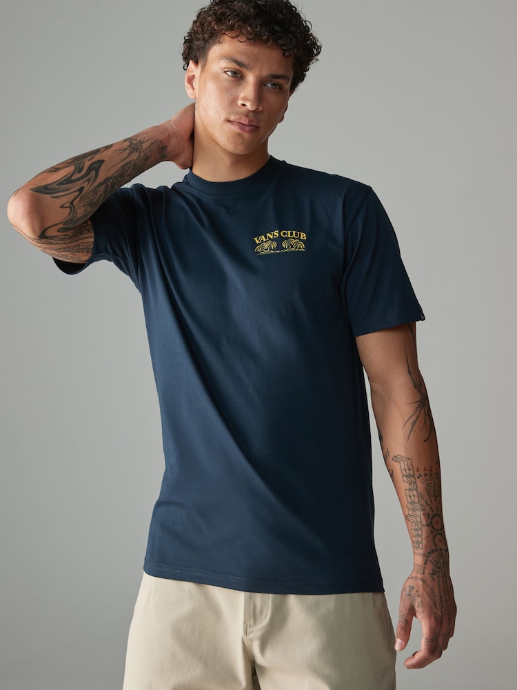 Vans Blue 100% Cotton Shore Club T-Shirt - Image 1 of 5