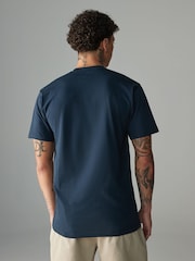 Vans Blue 100% Cotton Shore Club T-Shirt - Image 2 of 5