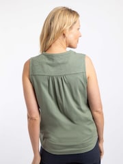 Weird Fish Green Maude Broidery Vest - Image 2 of 6