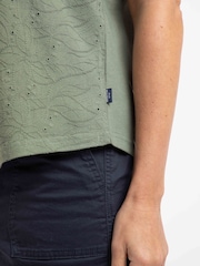 Weird Fish Green Maude Broidery Vest - Image 5 of 6