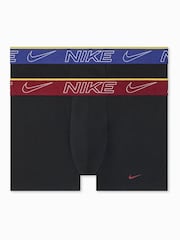 Nike Black Elite Cotton Stretch Boxer Trunks 2 Pack - Image 1 of 4