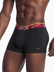 Nike Black Elite Cotton Stretch Boxer Trunks 2 Pack - Image 4 of 4