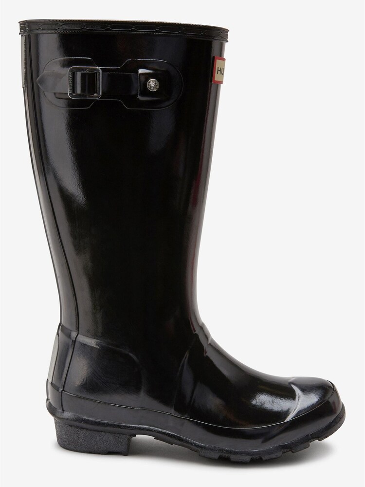 Hunter Black Gloss Original Wellies - Image 1 of 7