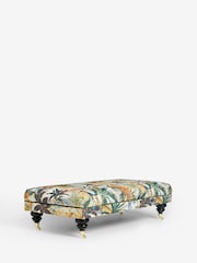Clarke & Clarke Toucan Antique Multi Marcella Footstool - Image 3 of 4