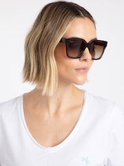 Weird Fish Brown Torvill Sunglasses - Image 2 of 3