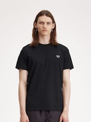 Fred Perry 100% Cotton Laurel Wreath Back Print T-Shirt - Image 1 of 4