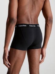 Calvin Klein Black/Coral Low Rise Boxers 3 Pack - Image 2 of 5