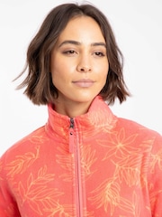 Weird Fish Pink Rochelle Full Zip Printed Micro Fleece - Image 4 of 7