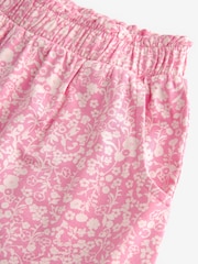 Rosa Blumenmuster - Leichte Jerseyhose mit Stretch (3–16 Jahre) - Bild 4 von 5