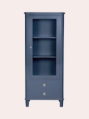 Laura Ashley Dusky Seaspray Henshaw 1 Door 2 Drawer Display Unit - Image 2 of 5