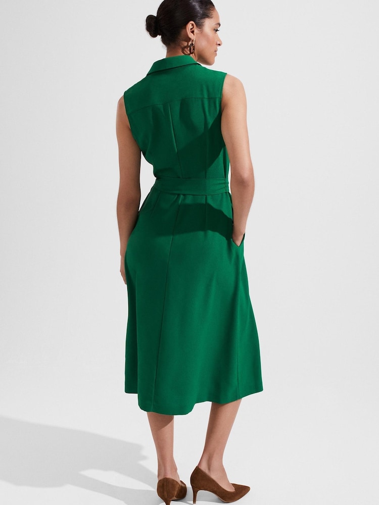 Hobbs Green Sandra Dress - Image 2 of 4 Hobbs Green Sandra Dress - Image 2 of 4