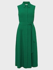 Hobbs Green Sandra Dress - Image 4 of 4