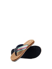 Weird Fish Blue Arundel Cork Flip Flops - Image 4 of 4