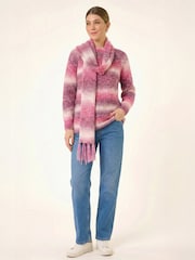 Roman Pink Ombre Knit Scarf & Jumper - Image 2 of 6