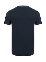 Weird Fish Blue Palm Island Front Print Graphic T-Shirt - Image 6 of 6