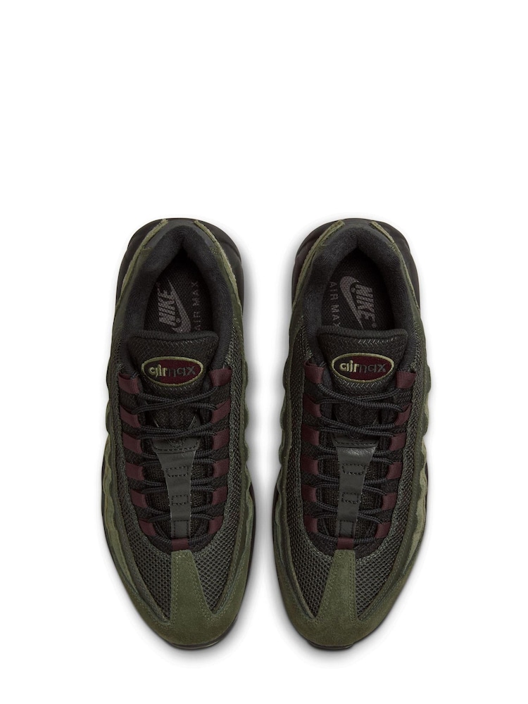 Nike Khaki Green Air Max 95 Trainers - Image 5 of 8