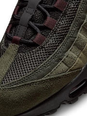 Nike Khaki Green Air Max 95 Trainers - Image 7 of 8