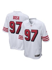 Nike White NFL San Francisco 49ers Secondary Alternate Jersey - Nick Bosa - Image 1 of 3