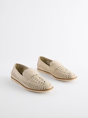 Grej deschis - Mocasini Weave - Imaginea 3 din 7