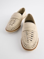 Grej deschis - Mocasini Weave - Imaginea 5 din 7