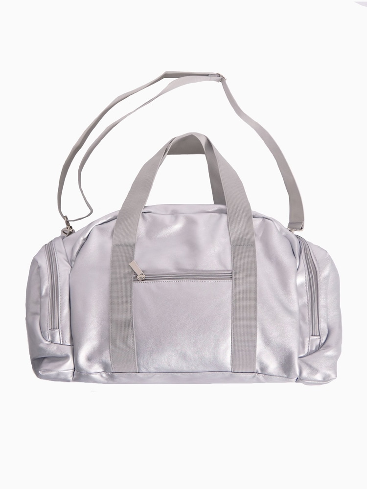 Pineapple Silver Holdall Travel Kit Bag - Image 2 of 5