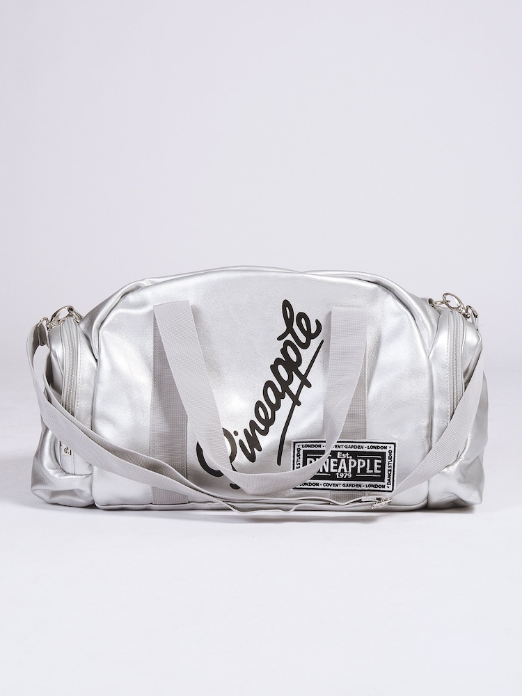 Pineapple Silver Holdall Travel Kit Bag - Image 3 of 5