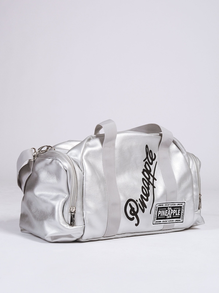 Pineapple Silver Holdall Travel Kit Bag - Image 4 of 5