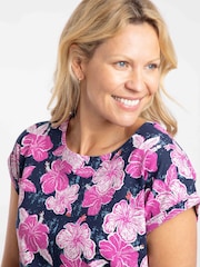 Weird Fish Pink Paw Printed Jersey T-Shirt - Image 4 of 5