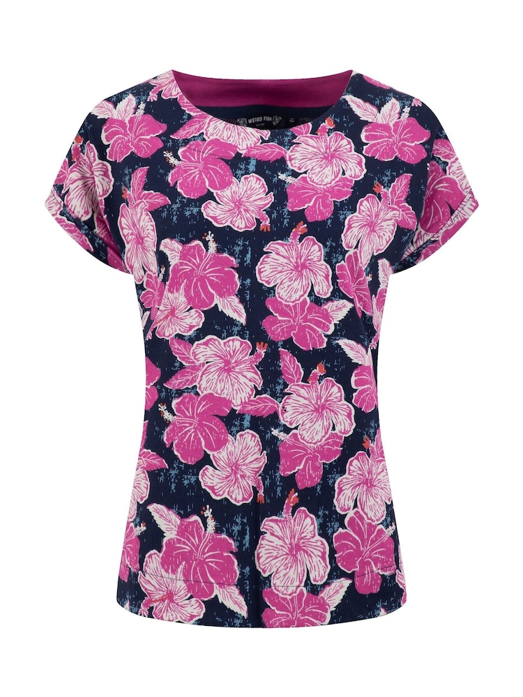 Weird Fish Pink Paw Printed Jersey T-Shirt - Image 5 of 5