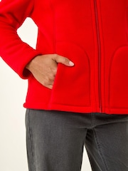 Roman Red Reversible Fleece Zip Jacket - Image 5 of 6