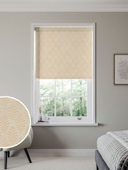 Natural Beige Fresca Made to Measure Blackout Roller Blind - Image 1 of 6