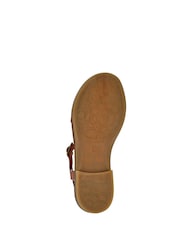 Pavers Brown All-Leather Buckled Sandals - Image 6 of 6