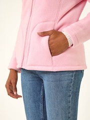 Roman Pink Reversible Fleece Zip Jacket - Image 5 of 6