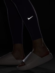 Nike Purple Dri-FIT One High Waisted Leggings - Image 9 of 9