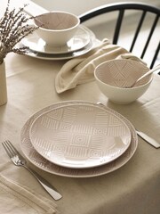 12 Piece Natural Cali Dinner Set - Image 1 of 4