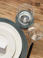 Mary Berry 4 Pack Green Signature 100% Cotton Coasters - Image 2 of 4