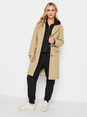 PixieGirl Petite Nude City Coat - Image 1 of 3