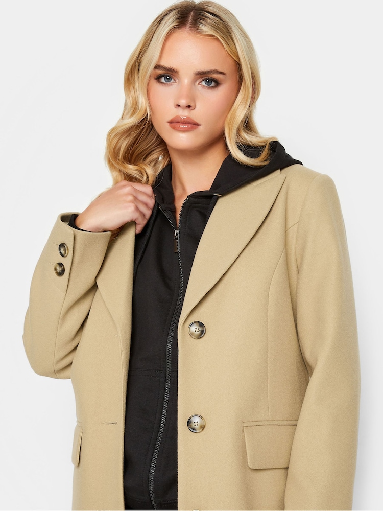 PixieGirl Petite Nude City Coat - Image 3 of 3