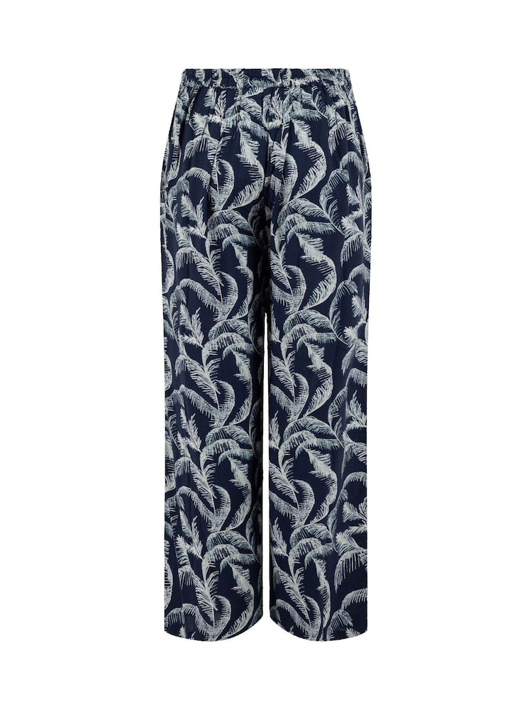 Weird Fish Mounira Printed Wide Leg Trousers - Imagen 5 de 5