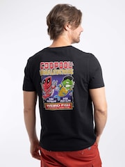 Weird Fish Black Codpool Back Print Artist T-Shirt - Image 1 of 6