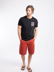 Weird Fish Black Codpool Back Print Artist T-Shirt - Image 2 of 6