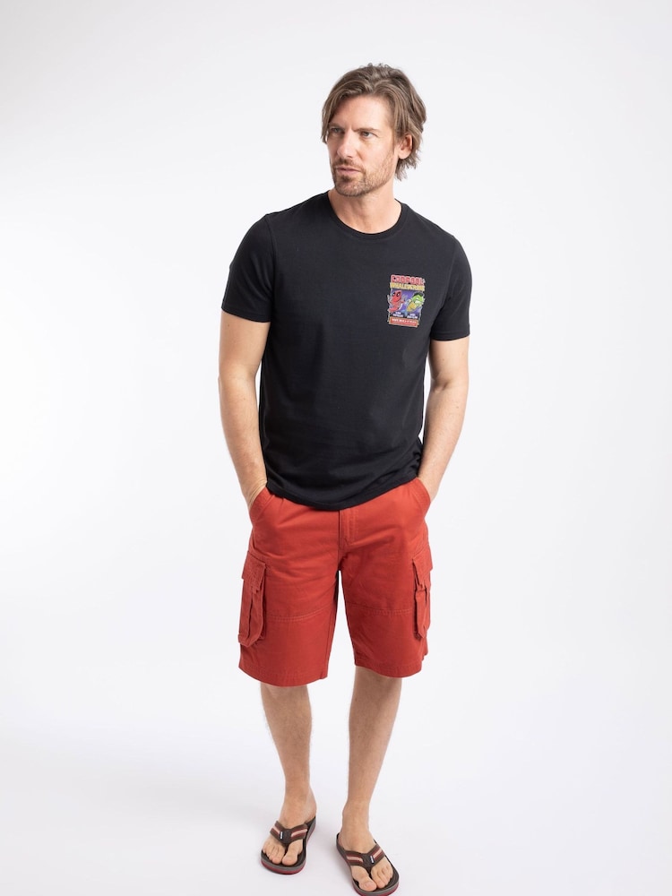 Weird Fish Black Codpool Back Print Artist T-Shirt - Image 2 of 6