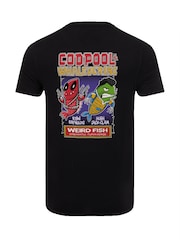 Weird Fish Black Codpool Back Print Artist T-Shirt - Image 6 of 6