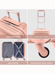 Set Of 2 Large Check-In & Small Carry-On Hardcase Travel Suitcase - Image 5 of 7