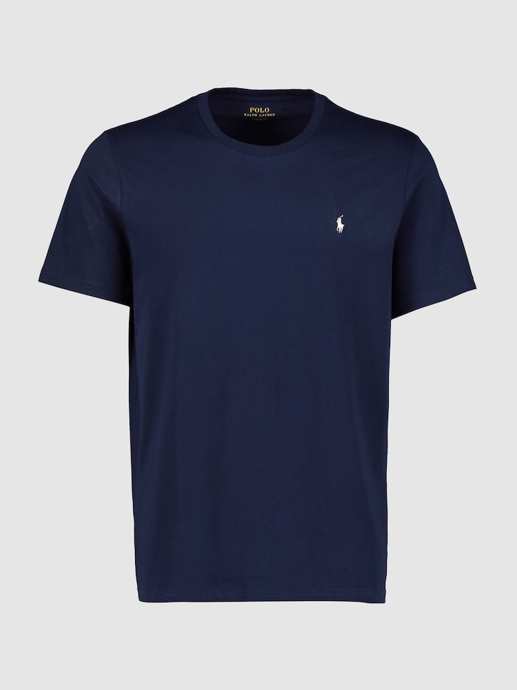 Polo Ralph Lauren Navy Logo 100% Cotton Jersey T-Shirt - Image 4 of 4