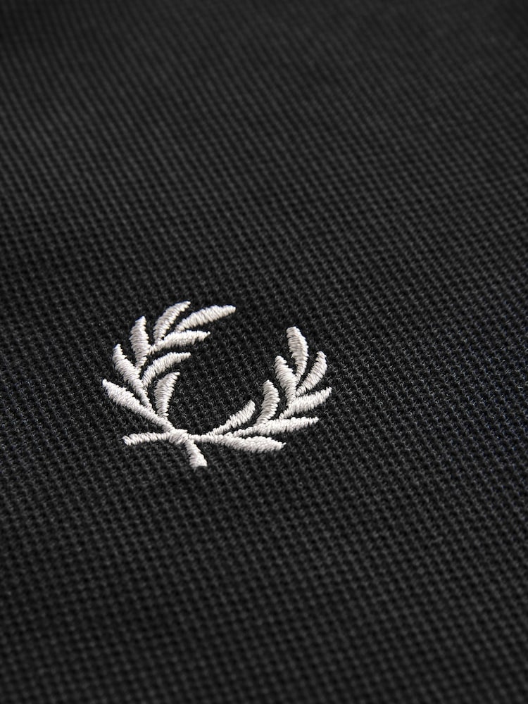 Negru - Tricou polo Fred Perry uni - Image 7 of 8