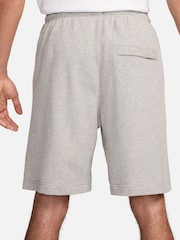 Nike Dark Grey Club Fleece French Terry Shorts - Image 2 of 7