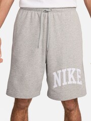 Nike Dark Grey Club Fleece French Terry Shorts - Image 3 of 7