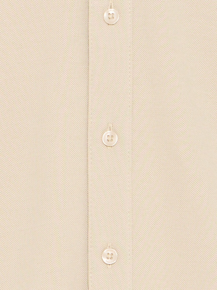 Casual Friday Natural Folke Short Sleeve Piqué Shirt - Image 8 of 8